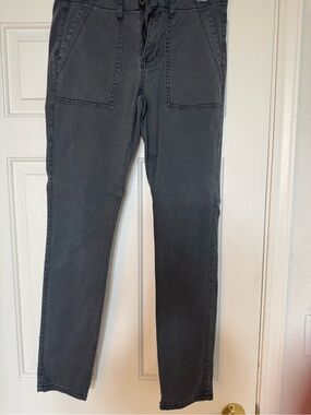 CAbi Straight-Leg Jeans in Charcoal